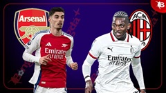 Nhận định bóng đá Arsenal vs Milan, 18h30 ngày 23/7: Bất phân thắng bại